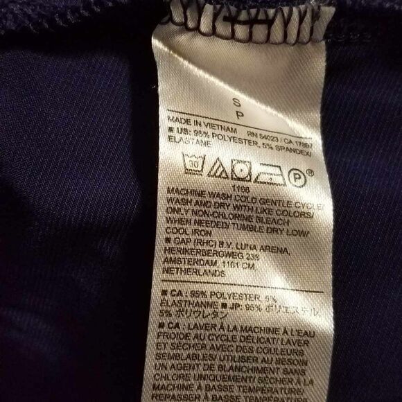 Banana Republic Factory Blue Knit Bodycon Below the Knee Dress Size Small - Picture 10 of 11